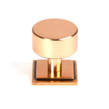 From The Anvil - Polished Bronze Kelso Cabinet Knob - 32mm (Square) | Sku. 50465 | Trade Door Handles.