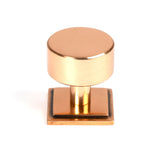From The Anvil - Polished Bronze Kelso Cabinet Knob - 32mm (Square) | Sku. 50465 | Trade Door Handles.