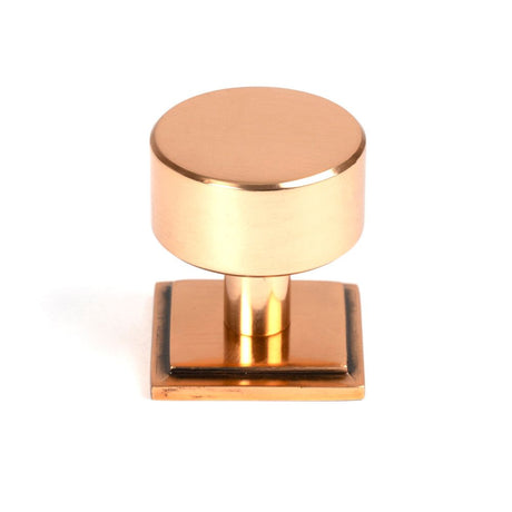 From The Anvil - Polished Bronze Kelso Cabinet Knob - 32mm (Square) | Sku. 50465 | Trade Door Handles.