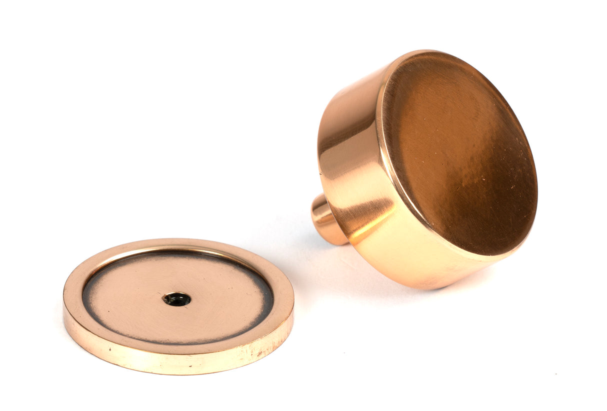 From The Anvil - Polished Bronze Kelso Cabinet Knob - 38mm (Plain) | Sku. 50466 | Trade Door Handles.