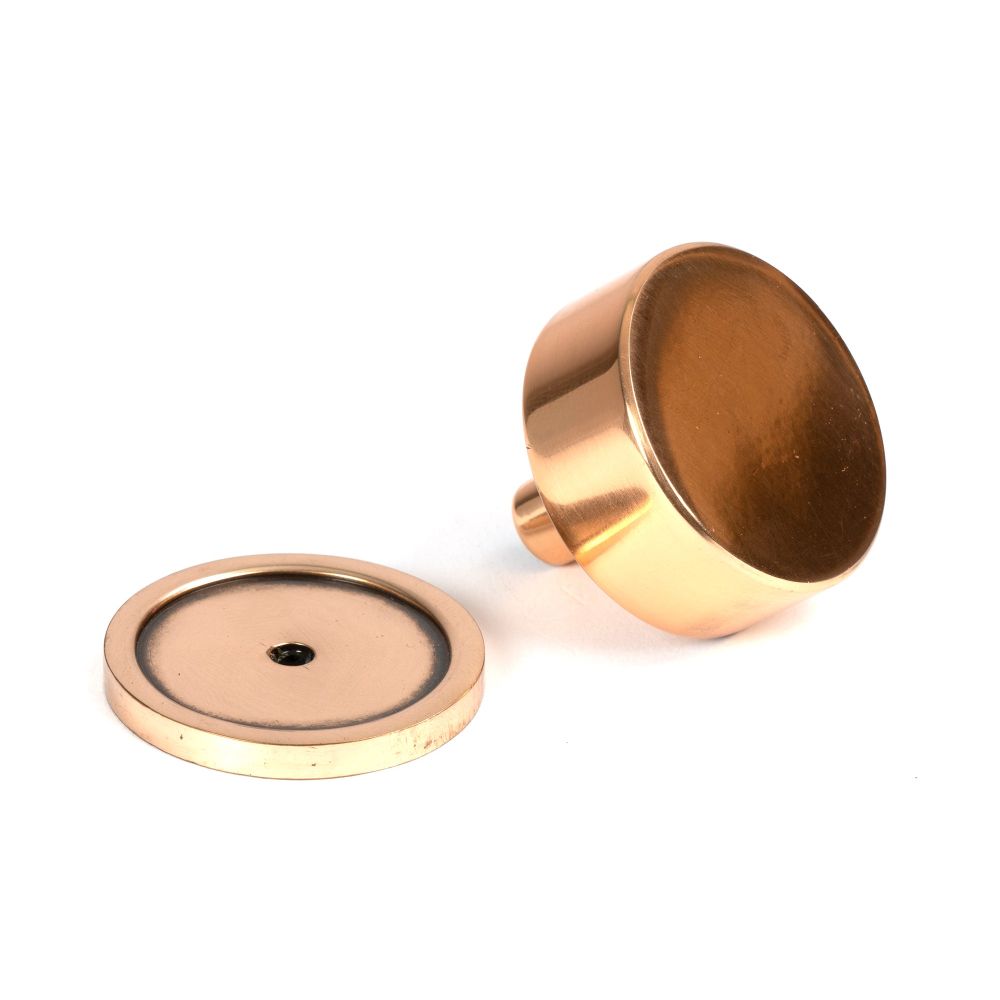 From The Anvil - Polished Bronze Kelso Cabinet Knob - 38mm (Plain) | Sku. 50466 | Trade Door Handles.