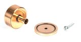 From The Anvil - Polished Bronze Kelso Cabinet Knob - 38mm (Plain) | Sku. 50466 | Trade Door Handles.
