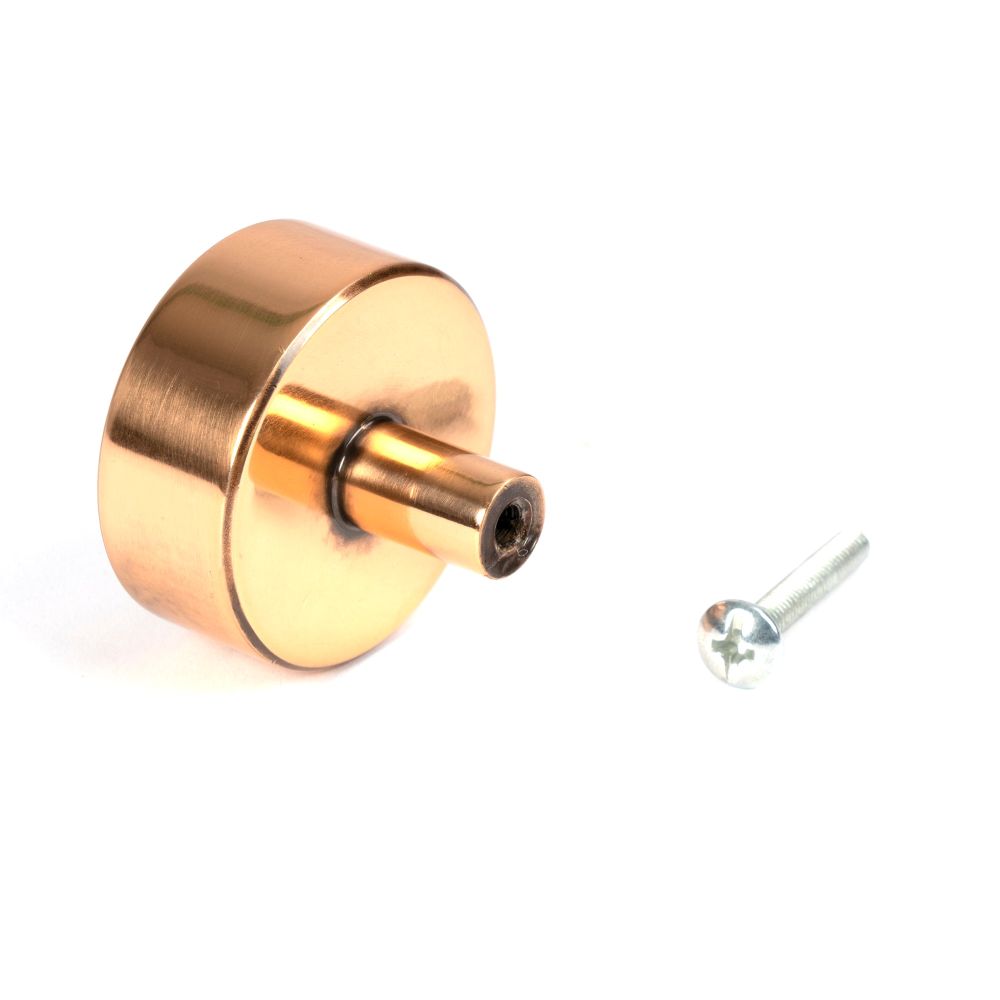 From The Anvil - Polished Bronze Kelso Cabinet Knob - 38mm (No rose) | Sku. 50467 | Trade Door Handles.