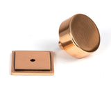 From The Anvil - Polished Bronze Kelso Cabinet Knob - 38mm (Square) | Sku. 50468 | Trade Door Handles.