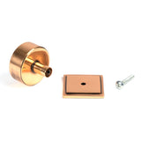 From The Anvil - Polished Bronze Kelso Cabinet Knob - 38mm (Square) | Sku. 50468 | Trade Door Handles.