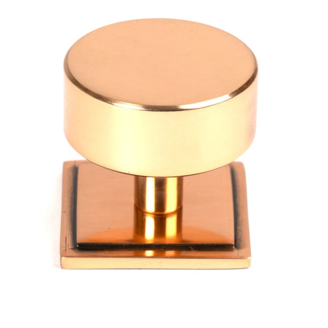 From The Anvil - Polished Bronze Kelso Cabinet Knob - 38mm (Square) | Sku. 50468 | Trade Door Handles.