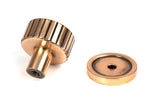 From The Anvil - Polished Bronze Judd Cabinet Knob - 25mm (Plain) | Sku. 50472 | Trade Door Handles.