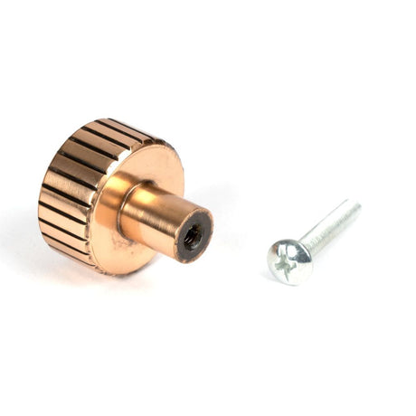 From The Anvil - Polished Bronze Judd Cabinet Knob - 25mm (No rose) | Sku. 50473 | Trade Door Handles.