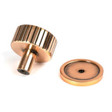 From The Anvil - Polished Bronze Judd Cabinet Knob - 32mm (Plain) | Sku. 50475 | Trade Door Handles.