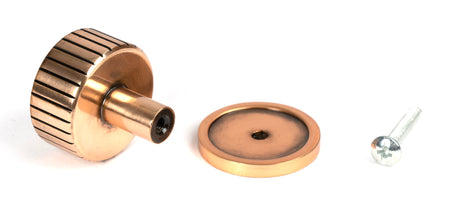 From The Anvil - Polished Bronze Judd Cabinet Knob - 32mm (Plain) | Sku. 50475 | Trade Door Handles.