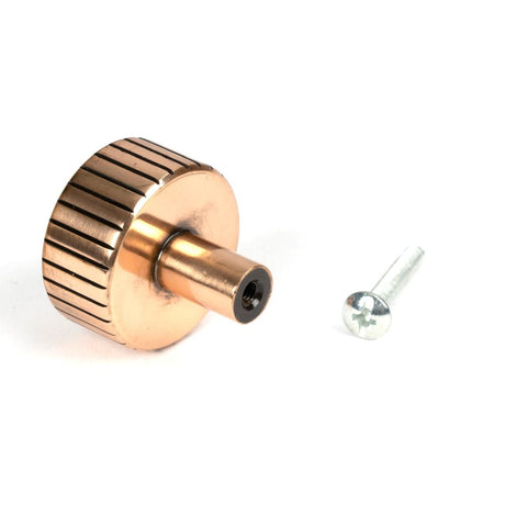 From The Anvil - Polished Bronze Judd Cabinet Knob - 32mm (No rose) | Sku. 50476 | Trade Door Handles.