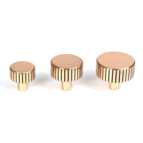 From The Anvil - Polished Bronze Judd Cabinet Knob - 32mm (No rose) | Sku. 50476 | Trade Door Handles.