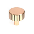 From The Anvil - Polished Bronze Judd Cabinet Knob - 32mm (No rose) | Sku. 50476 | Trade Door Handles.
