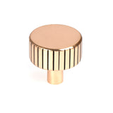 From The Anvil - Polished Bronze Judd Cabinet Knob - 32mm (No rose) | Sku. 50476 | Trade Door Handles.