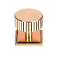 From The Anvil - Polished Bronze Judd Cabinet Knob - 38mm (Square) | Sku. 50480 | Trade Door Handles.