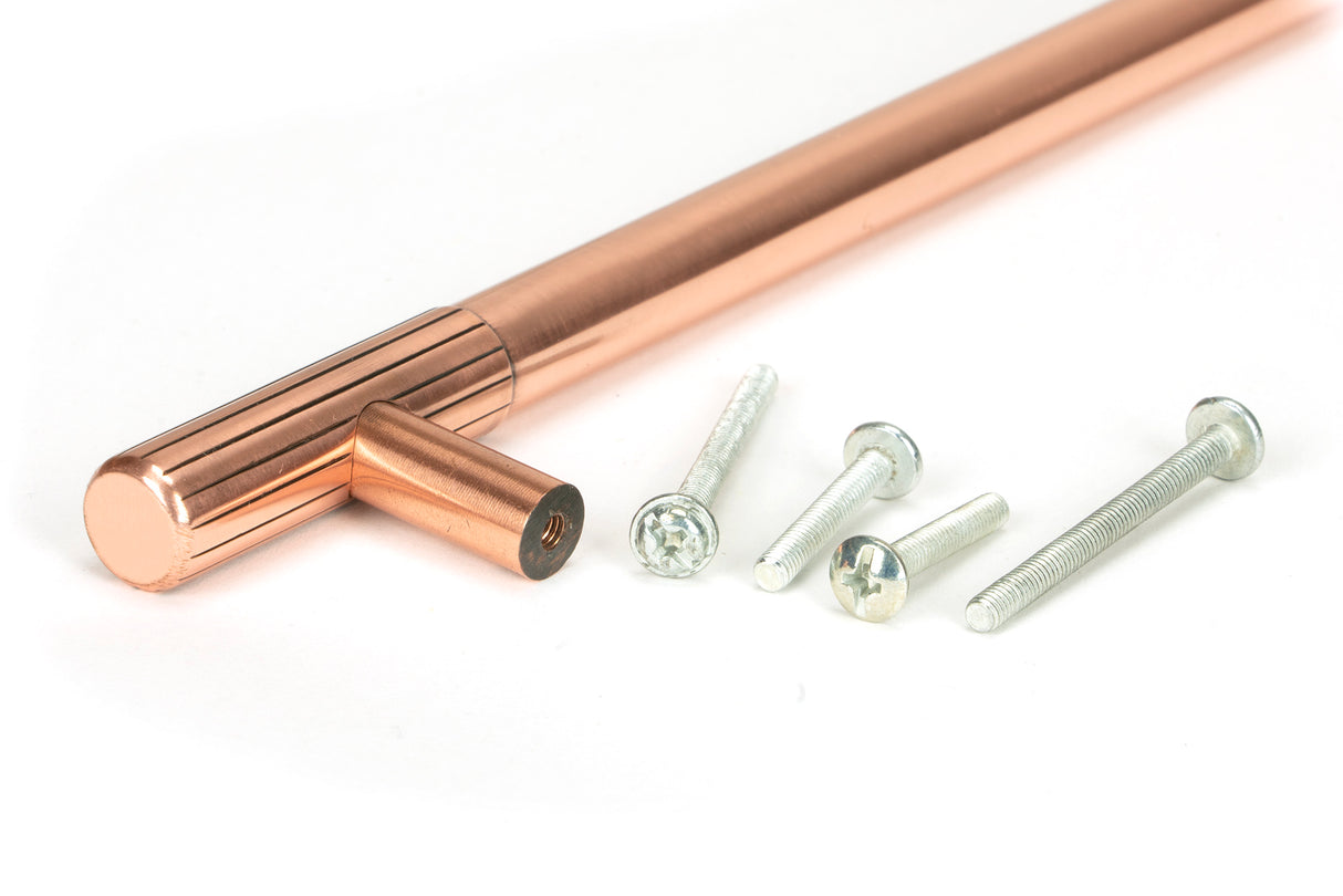 From The Anvil - Polished Bronze Judd Pull Handle - Medium | Sku. 50482 | Trade Door Handles.