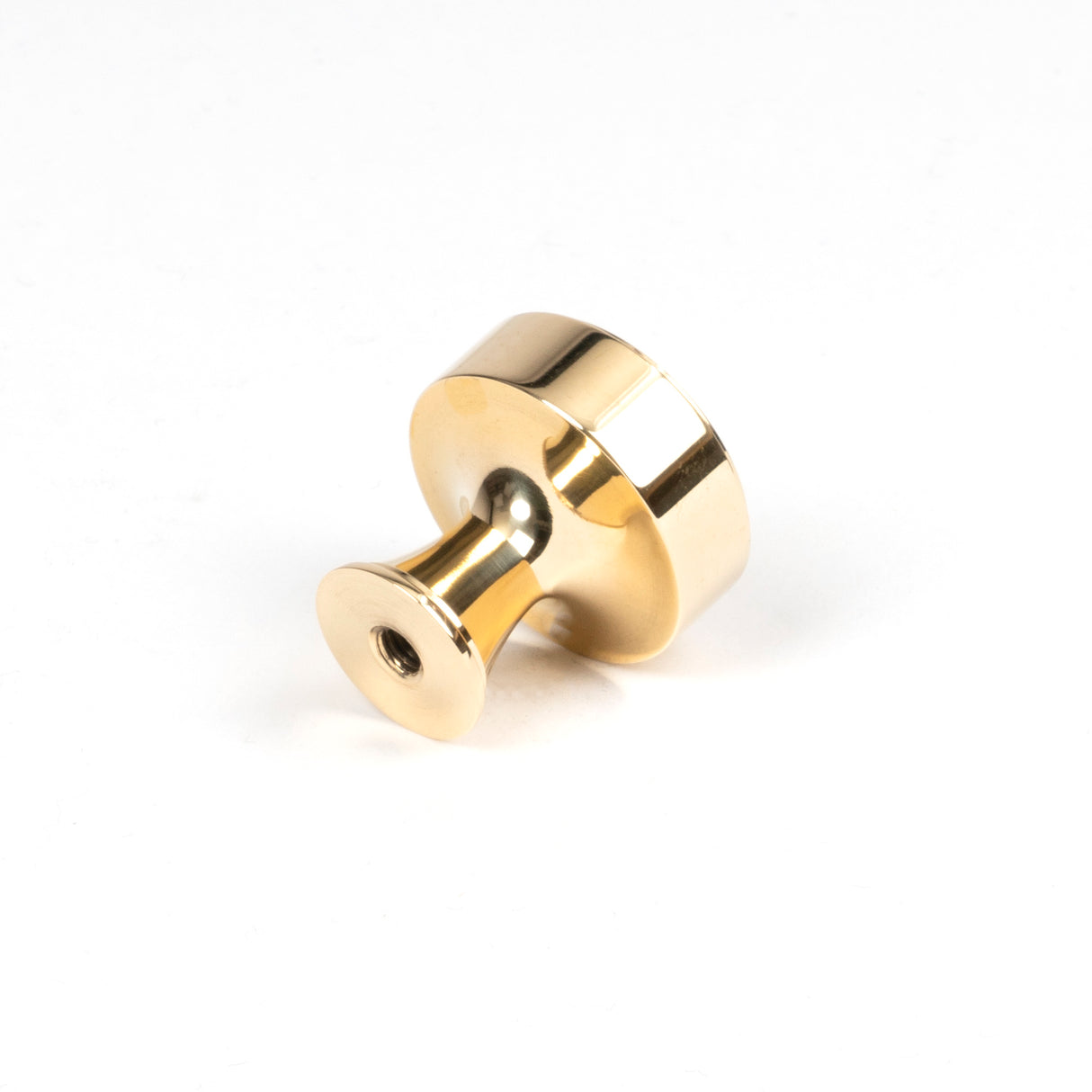 From The Anvil - Polished Brass Scully Cabinet Knob - 25mm | Sku. 50484 | Trade Door Handles.