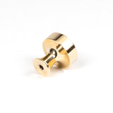 From The Anvil - Polished Brass Scully Cabinet Knob - 25mm | Sku. 50484 | Trade Door Handles.