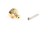 From The Anvil - Polished Brass Scully Cabinet Knob - 25mm | Sku. 50484 | Trade Door Handles.