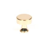 From The Anvil - Polished Brass Scully Cabinet Knob - 25mm | Sku. 50484 | Trade Door Handles.