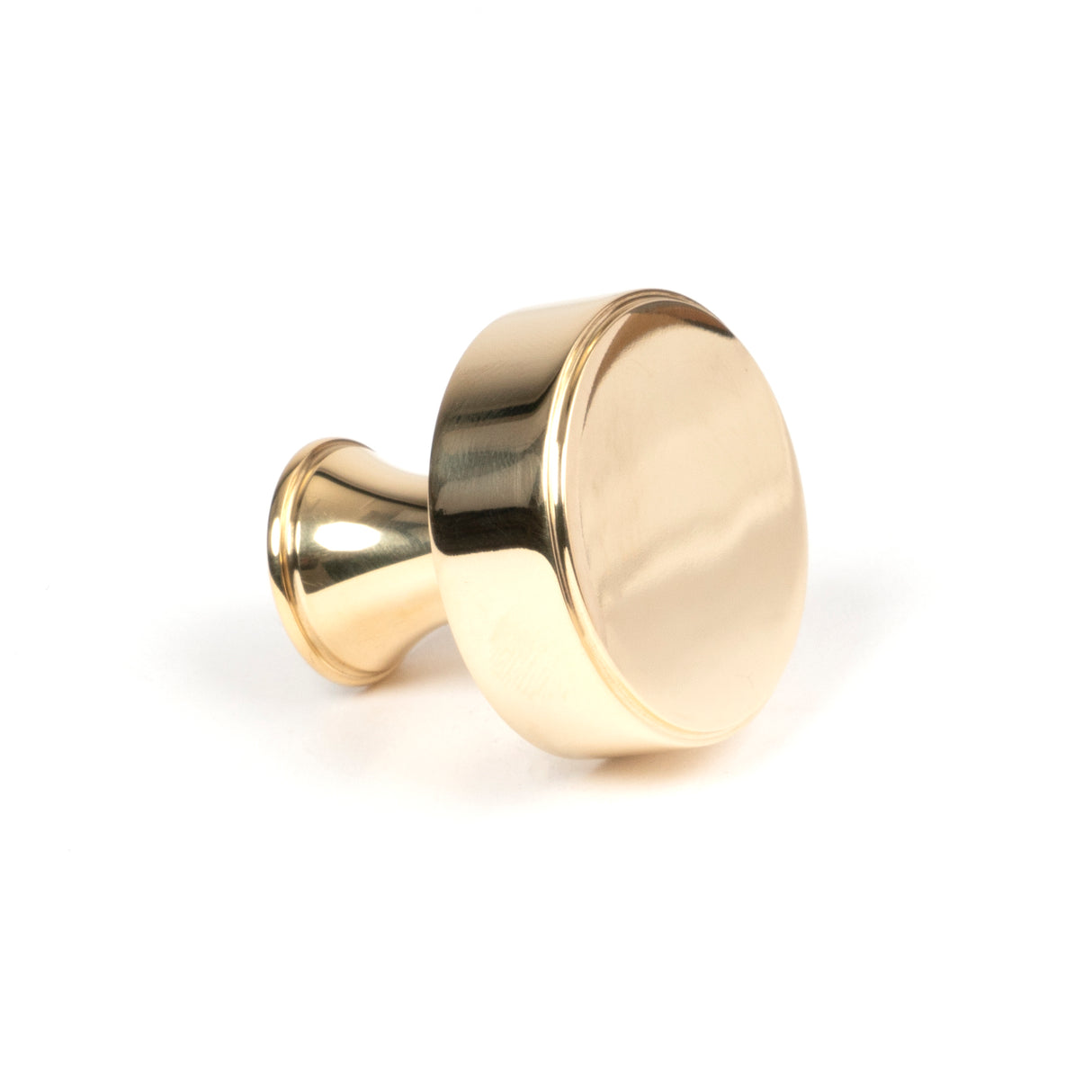 From The Anvil - Polished Brass Scully Cabinet Knob - 32mm | Sku. 50485 | Trade Door Handles.