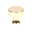 From The Anvil - Polished Brass Scully Cabinet Knob - 38mm | Sku. 50486 | Trade Door Handles.