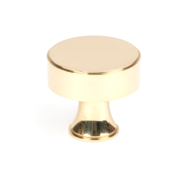 From The Anvil - Polished Brass Scully Cabinet Knob - 38mm | Sku. 50486 | Trade Door Handles.