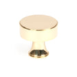 From The Anvil - Polished Brass Scully Cabinet Knob - 38mm | Sku. 50486 | Trade Door Handles.