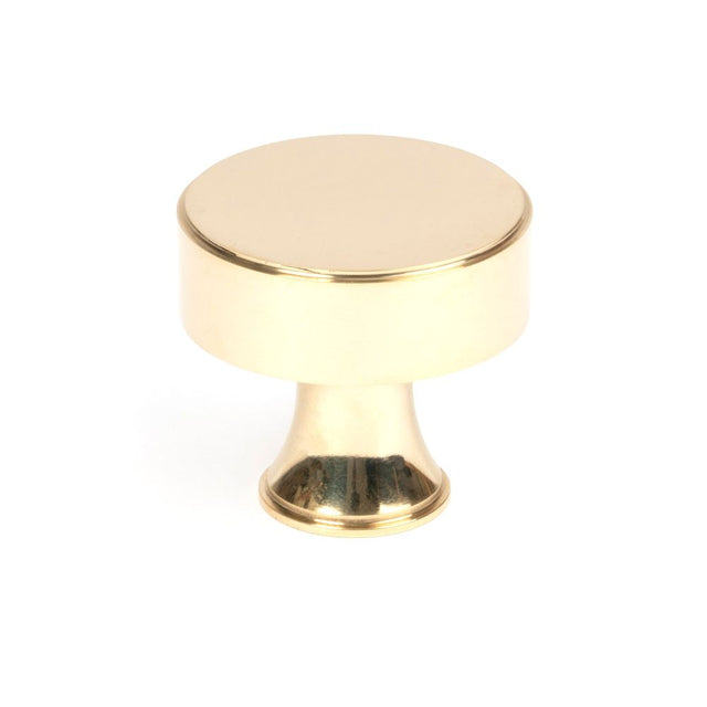 From The Anvil - Polished Brass Scully Cabinet Knob - 38mm | Sku. 50486 | Trade Door Handles.