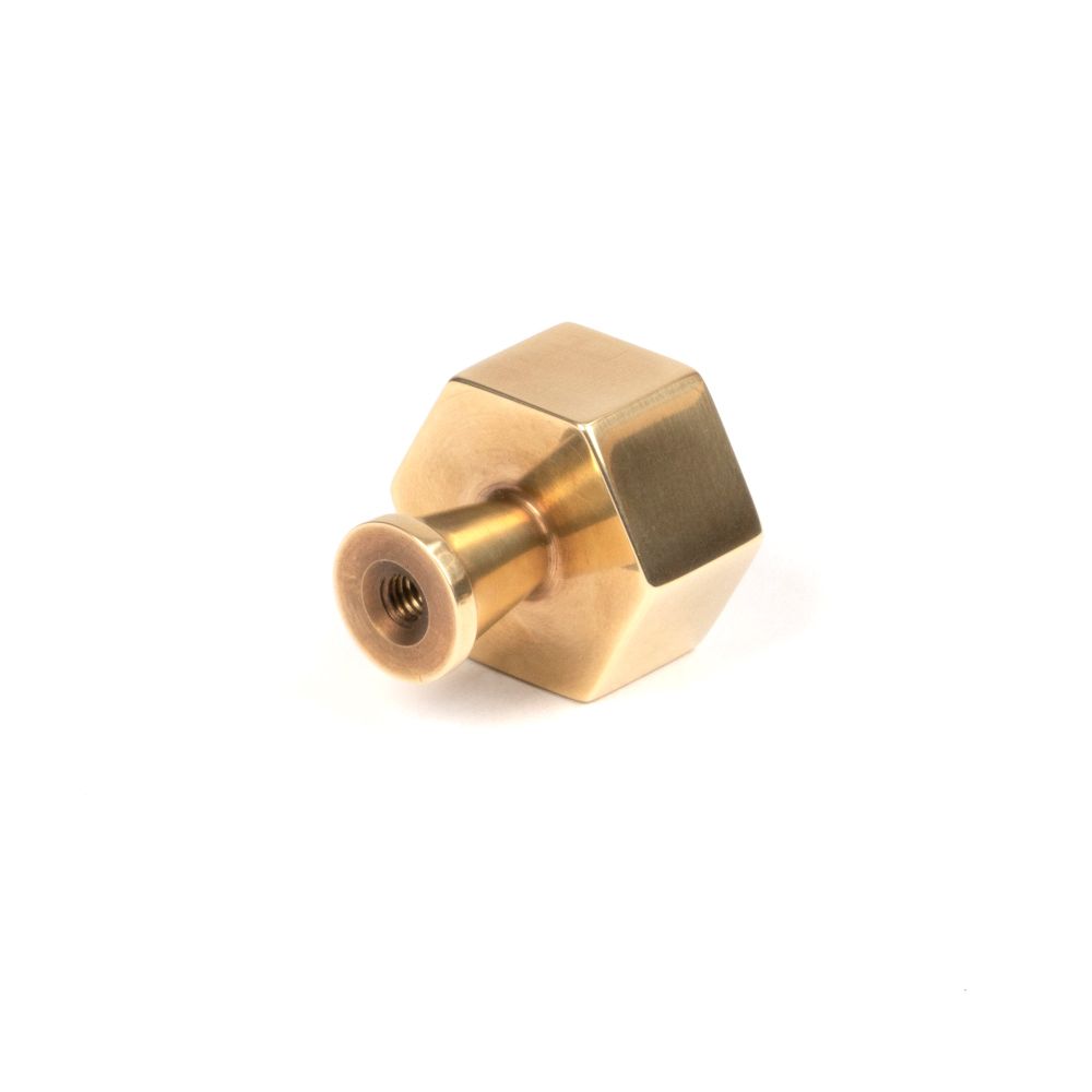 From The Anvil - Polished Brass Kahlo Cabinet Knob - 25mm | Sku. 50487 | Trade Door Handles.