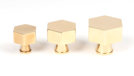 From The Anvil - Polished Brass Kahlo Cabinet Knob - 25mm | Sku. 50487 | Trade Door Handles.