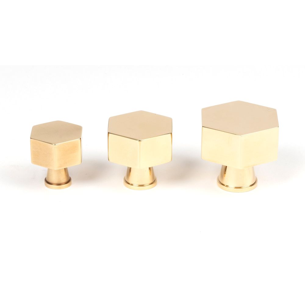 From The Anvil - Polished Brass Kahlo Cabinet Knob - 32mm | Sku. 50488 | Trade Door Handles.