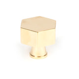 From The Anvil - Polished Brass Kahlo Cabinet Knob - 32mm | Sku. 50488 | Trade Door Handles.