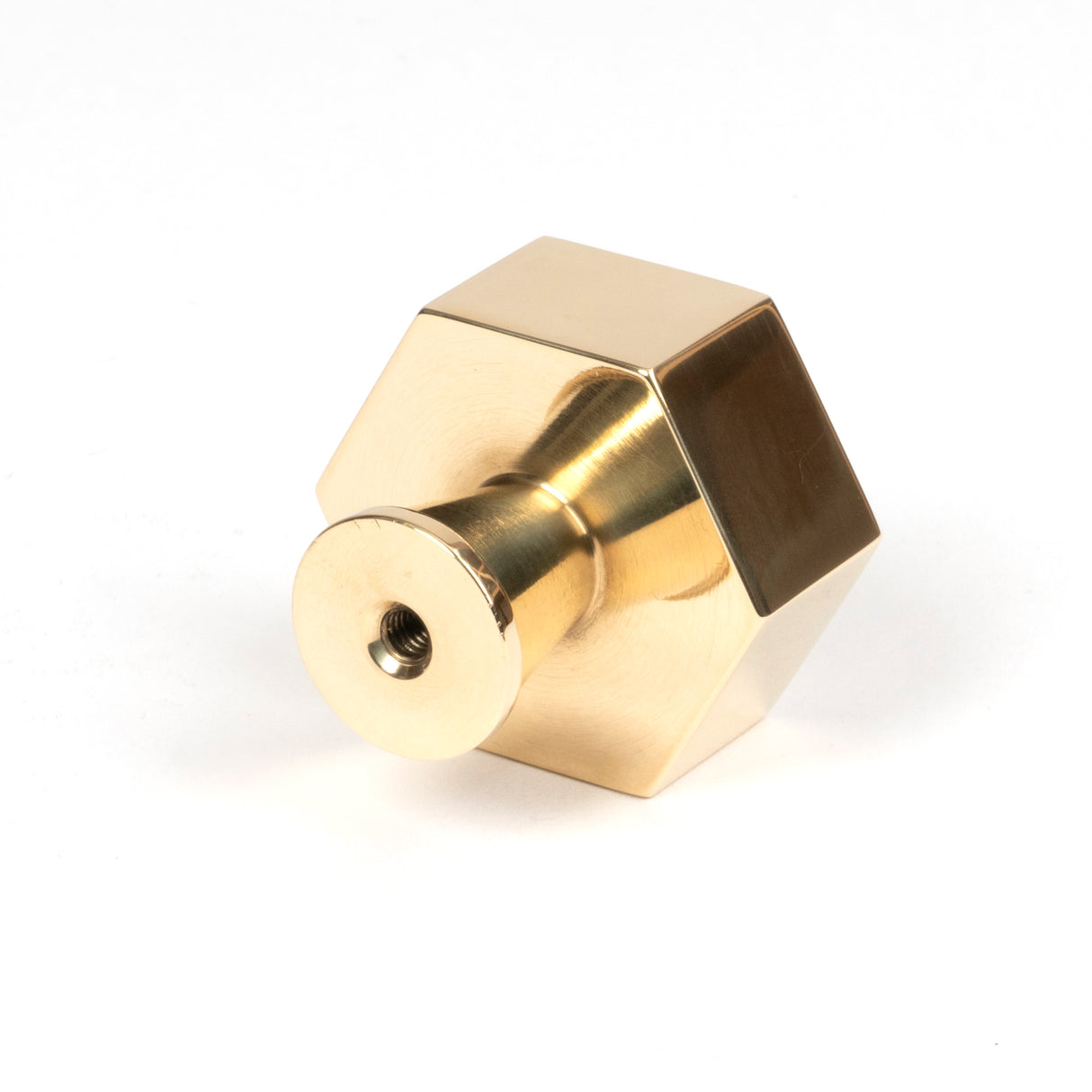 From The Anvil - Polished Brass Kahlo Cabinet Knob - 38mm | Sku. 50489 | Trade Door Handles.