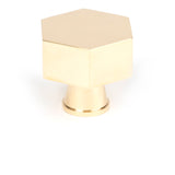 From The Anvil - Polished Brass Kahlo Cabinet Knob - 38mm | Sku. 50489 | Trade Door Handles.