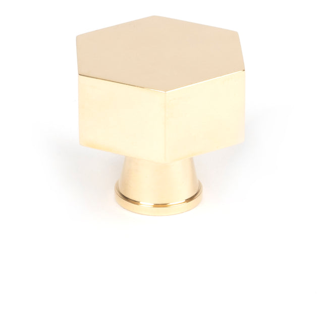 From The Anvil - Polished Brass Kahlo Cabinet Knob - 38mm | Sku. 50489 | Trade Door Handles.