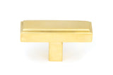 From The Anvil - Polished Brass Scully T-Bar | Sku. 50490 | Trade Door Handles.