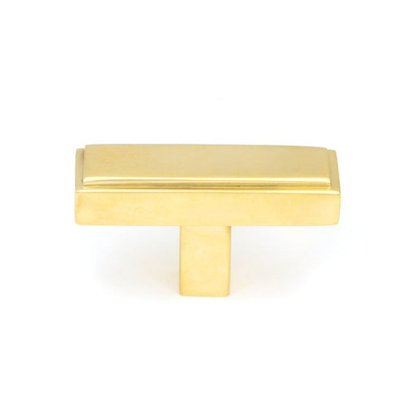 From The Anvil - Polished Brass Scully T-Bar | Sku. 50490 | Trade Door Handles.
