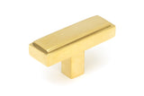 From The Anvil - Polished Brass Scully T-Bar | Sku. 50490 | Trade Door Handles.