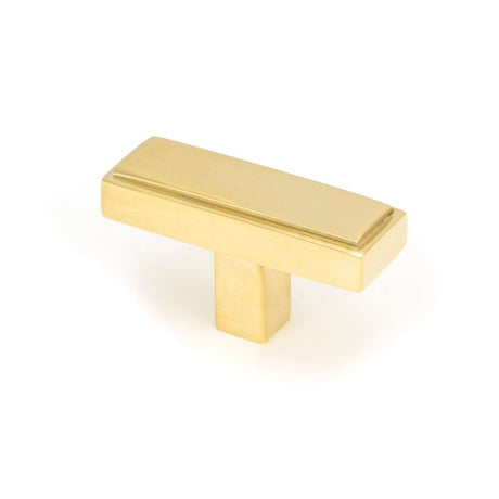 From The Anvil - Polished Brass Scully T-Bar | Sku. 50490 | Trade Door Handles.