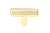 From The Anvil - Polished Brass Kahlo T-Bar | Sku. 50491 | Trade Door Handles.