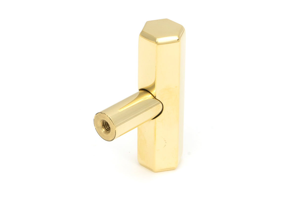 From The Anvil - Polished Brass Kahlo T-Bar | Sku. 50491 | Trade Door Handles.