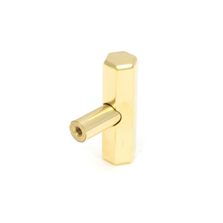 From The Anvil - Polished Brass Kahlo T-Bar | Sku. 50491 | Trade Door Handles.