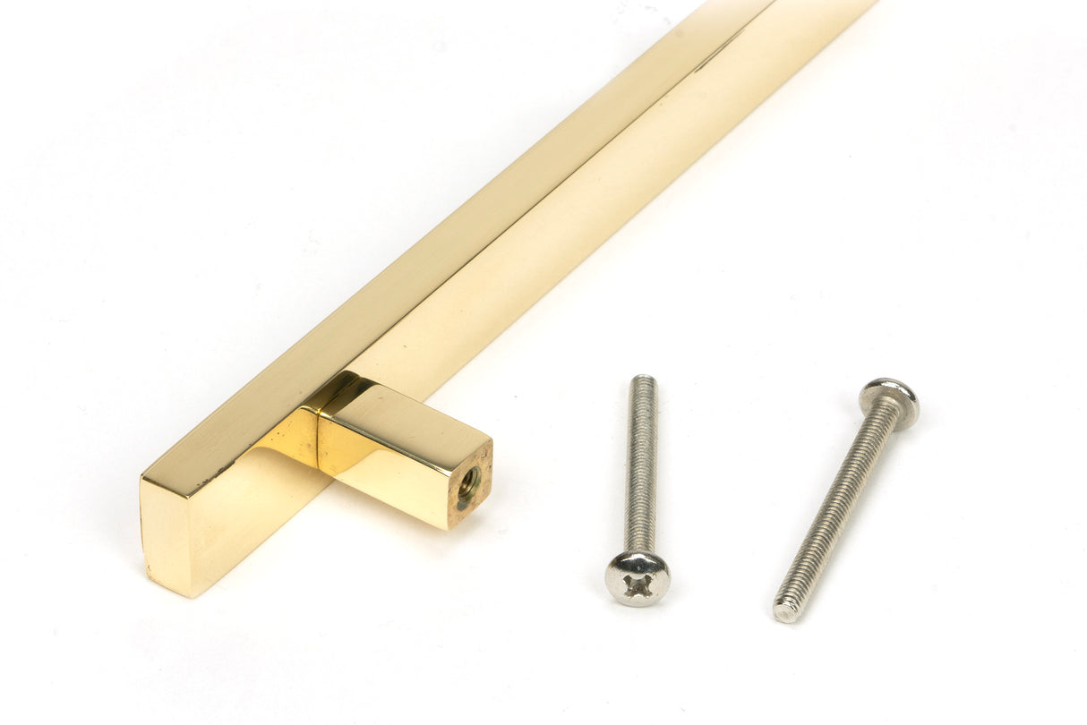 From The Anvil - Polished Brass Scully Pull Handle - Small | Sku. 50492 | Trade Door Handles.