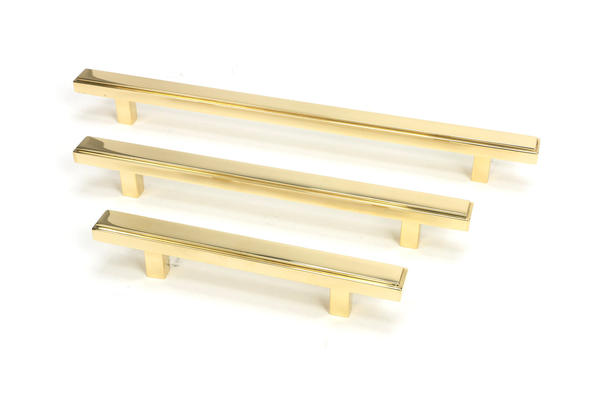 From The Anvil - Polished Brass Scully Pull Handle - Small | Sku. 50492 | Trade Door Handles.
