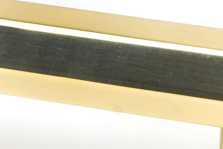 From The Anvil - Polished Brass Kahlo Pull Handle - Small | Sku. 50495 | Trade Door Handles.