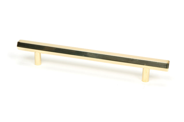 From The Anvil - Polished Brass Kahlo Pull Handle - Medium | Sku. 50496 | Trade Door Handles.
