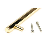 From The Anvil - Polished Brass Kahlo Pull Handle - Large | Sku. 50497 | Trade Door Handles.