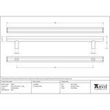 From The Anvil - Polished Brass Kahlo Pull Handle - Large | Sku. 50497 | Trade Door Handles.