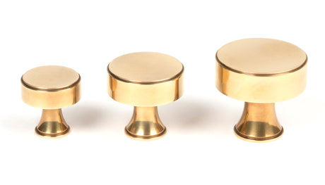 From The Anvil - Aged Brass Scully Cabinet Knob - 25mm | Sku. 50498 | Trade Door Handles.